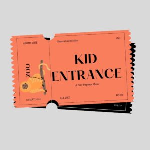 Entrance Ticket - Kid